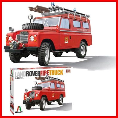 Italeri Land Rover Fire Truck Feuerwehr in 1:24 510003660 Italeri 3660