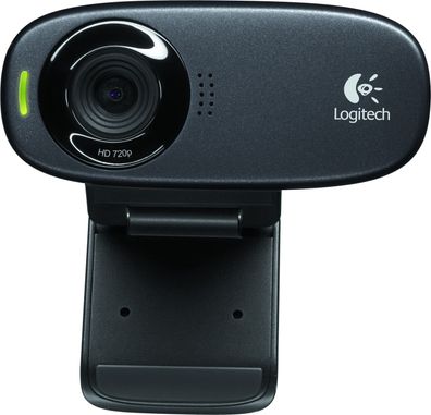 Logitech HD Webcam C310 USB-Webcam 1.280 x 720 P Video 30fps Mikrofon schwarz
