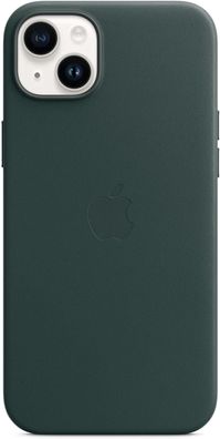 Apple iPhone 14 Plus Schurtzhülle Leder Case MagSafe MPPA3ZM/ A Back Cover grün