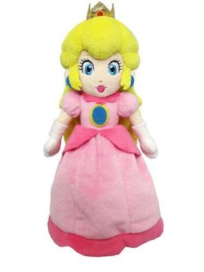 8" Super Mario Bros Princess Peach Plüschpuppe Stofftier Spielzeug Kind Weihnachtsges