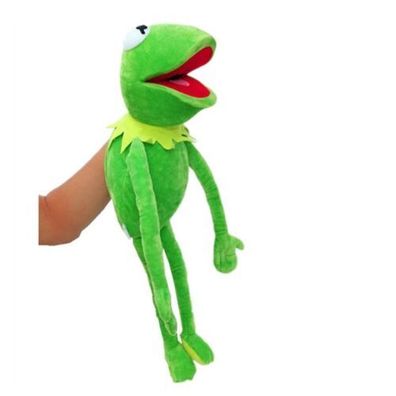 Plüschtiere Kermit der Frosch Handpuppe Gefüllte weiche Plüschpuppe Spielzeug Kinder