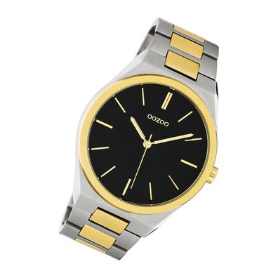 Oozoo Edelstahl Uhr C10522 Quarzuhr Armband silber gold Timepieces UOC10522