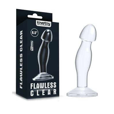 Love Toy - Flawless Clear Prostata-Plug 17 cm