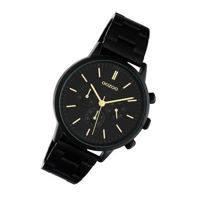 Oozoo Edelstahl Damen Uhr C10564 Quarzuhr Armband schwarz Timepieces UOC10564