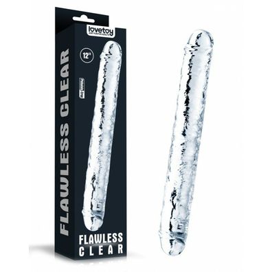 Love Toy - Flawless Clear Double Dildo 30 cm