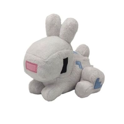 16cm Minecraft Plush Doll White Rabbit Soft Plushie Stuffed Animal Toy