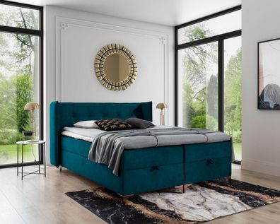Schlafzimmer Modern Polsterbett Design Luxus Bett Doppel Betten Holz Einrichtung
