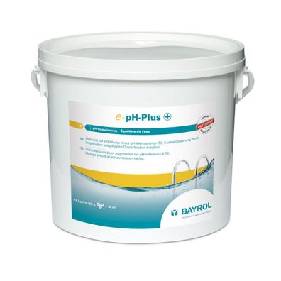 Bayrol E-pH-Plus Granulat 5 kg pH-Heber leichtlöslich schnell Pool Schwimmbad