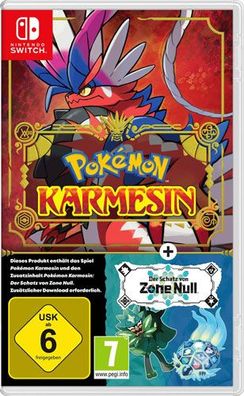 Pokemon Karmesin + Schatz von Zone Null SWITCH Erweiterung als DLC - Nintendo ...