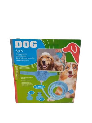 Hunde-Waschbürste Hundebürste Fellbürste Hund-Fellpflege Wasserhahnanschluss
