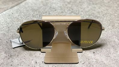 NA-KD Sonnenbrille Goldfarben Damen Sonnenbrille UV400 Neu TOP!!!
