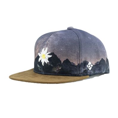 Bavarian CAPS Snapback Cap Edelweiß Sternennacht