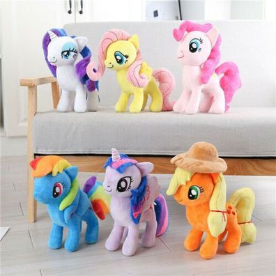 30cm My Little Pony Plusch Twilight Rarity Apllejack Pinkie Fluttershy Rainbow