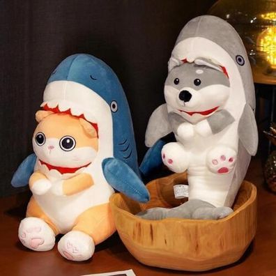Neu lustige Spielzeuge Haie & Hunde Pluschtiere Weiche Stoffpuppe Kindergeschenk