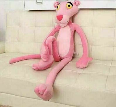 100cm Stofftier Pink Panther Pluschtier Kuscheltier Film Rosa Spielzeug