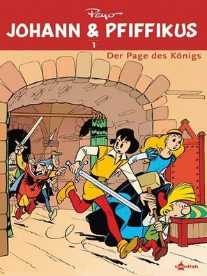 Johann & Pfiffikus 1 (Neuauflage) Der Page des Königs / Toonfish / Peyo / Neu /