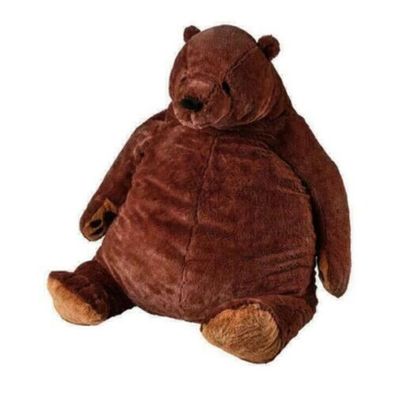 Dark Brown Teddy Bear Giant Simulation Stuffed Animal Doll Djungelskog Kids Toys
