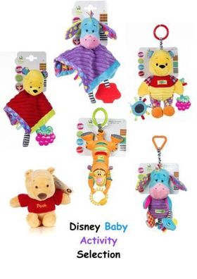 Winnie the Pooh Baby Aktivitat Spielzeug Bettdecke Rasseln Plüsch Plüschtiere