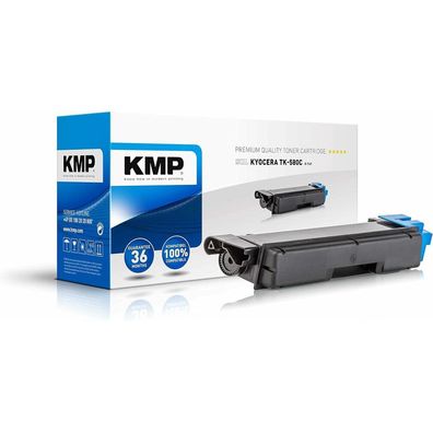 KMP K-T49 cyan Toner ersetzt Kyocera TK-580C