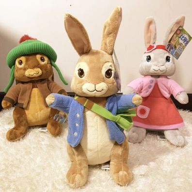 Peter Rabbit Lilly Bobtail Benjamin Bunny Stuffed Plush Doll 30cm Soft Toy Gift