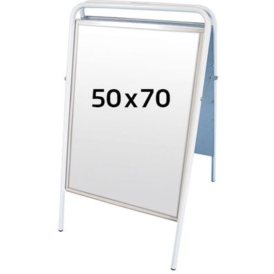 Expo Sign Kundenstopper, weiss, 50 x 70 cm