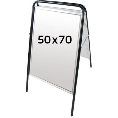 Expo Sign Kundenstopper, schwarz, 50 x 70 cm