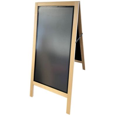 Kundenstopper, Wooden A-Board Light, Tall, mit Tafel aus Stahl