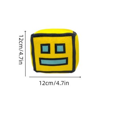 The Geometry Dash Stuffed Toy Games Squares Pp Cotton Collections Creative Gift