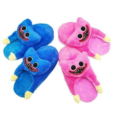 DE Huggy Wuggy Plush Toy Poppy-Playtime Soft Warm Slipper Cosplay Cute Kids Gift