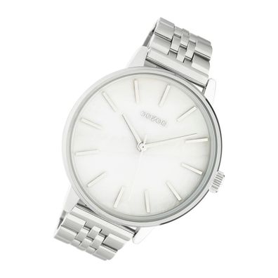 Oozoo Edelstahl Damen Uhr C10620 Quarzuhr Armband silber Timepieces UOC10620