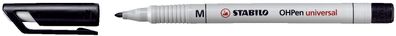 3x Stabilo® 853/46 Folienschreiber OHPen universal Medium wasserlöslich schwarz
