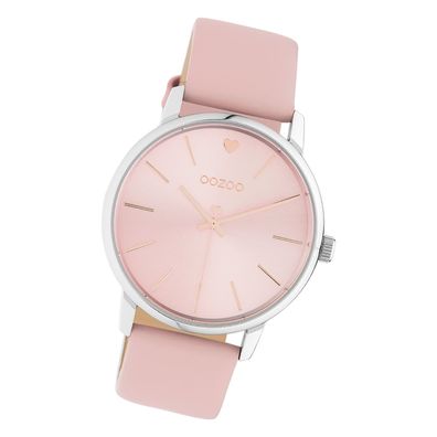 Oozoo Leder Damen Uhr C10926 Analog Quarzuhr Armband pink Timepieces UOC10926