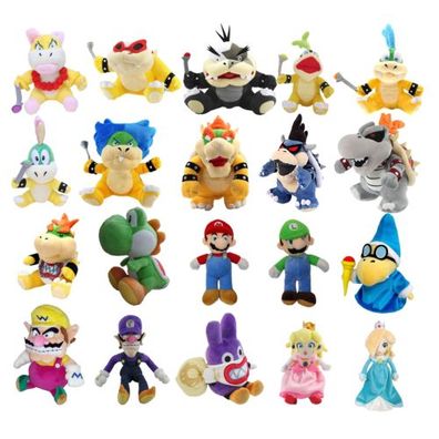 Super Mario Bros. Plush Toy Stuffed Doll Soft Animals Kids Birthday Gift DE