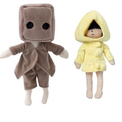 2PC Little Nightmares Plush Toys Six & Mono Friday Night Funkin Stuffed Doll DE
