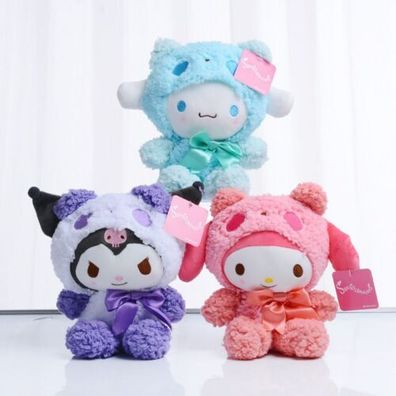 NEW My Melody Sanrio Kuromi Cinnamoroll Plush Toy Cartoon Doll Gift Stuffed Toys