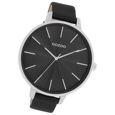 Oozoo Damen Armbanduhr Timepieces Analog Leder schwarz UOC11258