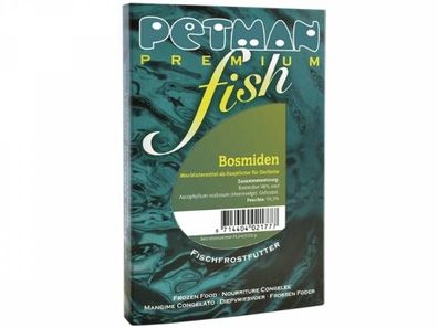 Petman fish Bosmiden Fischfutter tiefgekühlt 100 g (Inhalt Paket: 50 Stück)
