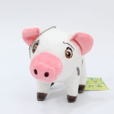 Moana Wailea Maui Pet Pig Plush Toy Soft Stufffed Animal Doll Keychain Pendant