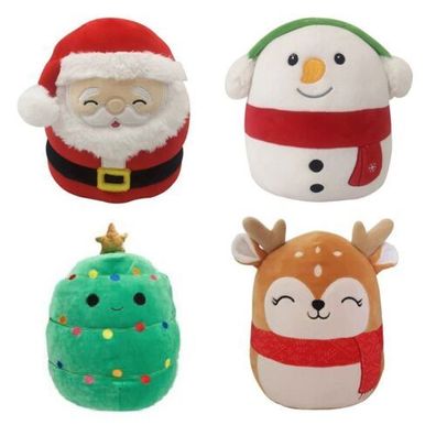 Christmas Plush Toy Xmas Santa Claus Stuffed Animal Doll Kids Birthday Gift