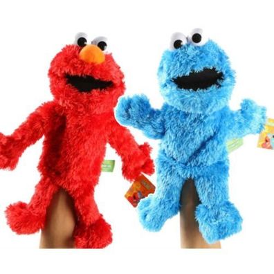 Handpuppe Sesamstraße Plüschtier Elmo Cookie Monster Handpuppe Spielzeug