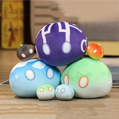 Game Genshin Impact Slime Plush Doll Cushion Pillow Toy Cos Props Birthday Gifts