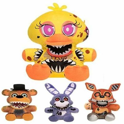 FNAF Five Nights at Freddy's The Twisted Ones Chica Bonnie Foxy Plush Doll Toy