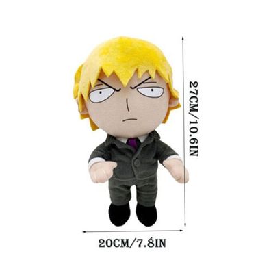 Buy Now! Mob Psycho 100 Reigen Arataka Plush Toy Doll Collectible Gift