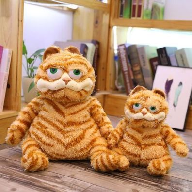 Dickes Katzen Cartoon Garfield Plüschtier Weiches Stofftier Spielzeug