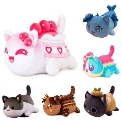2023 Meemeow Aphmau Cat Plush Toy Stuffed Animal Doll Throw Pillow Kids Gifts