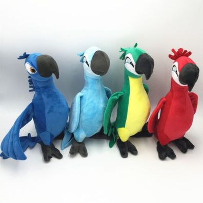 30cm Rio Movie Plush Toy Parrot Bird Stuffed Animal Doll Soft For Kid Gift Toys