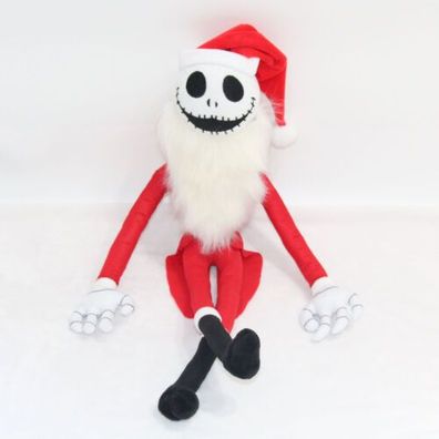Jack Skellington Santa Claus Plush Toy A Must-have For Christmas And Halloween
