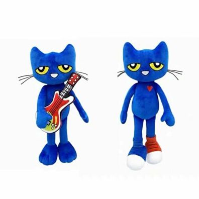 30cm/12inch Cartoon Plush Doll Pete The Cat Character Soft Stuffed Toy Kids Gift