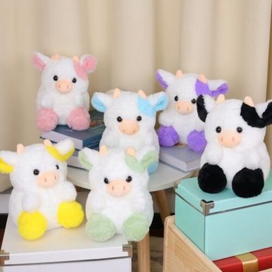 20cm Belle Strawberry Cow Stuffed Animal Doll Kids Baby Plush Toys Birthday Gift
