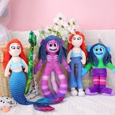 Ruby Gillman Teenage Kraken Mermaid Plush Toys Soft Stuffed Doll Kids Gift DE